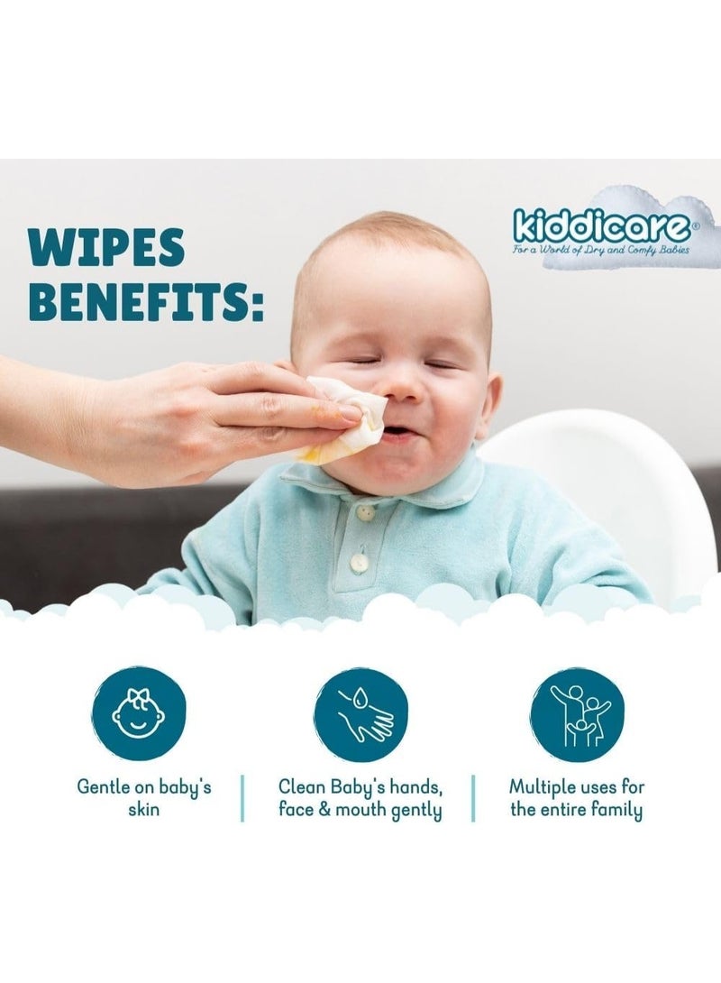 Kiddicare 99.8% Water Based Baby Wipes 24 Wipes - Image 4
